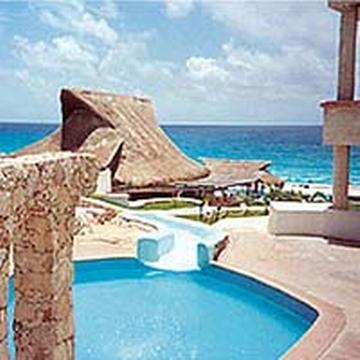 El Pueblito Beach Hotel Cancún Buitenkant foto