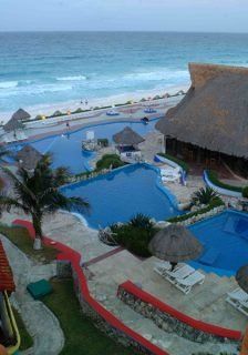 El Pueblito Beach Hotel Cancún Buitenkant foto